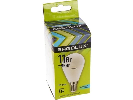 Лампочки LED E14 Ergolux LED-G45-11W-E14-4K